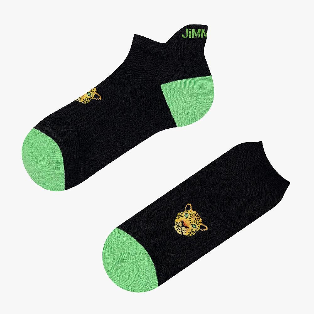 jimmy lion Funny Ankle Athletic Leopard Socks Jimmy Lion