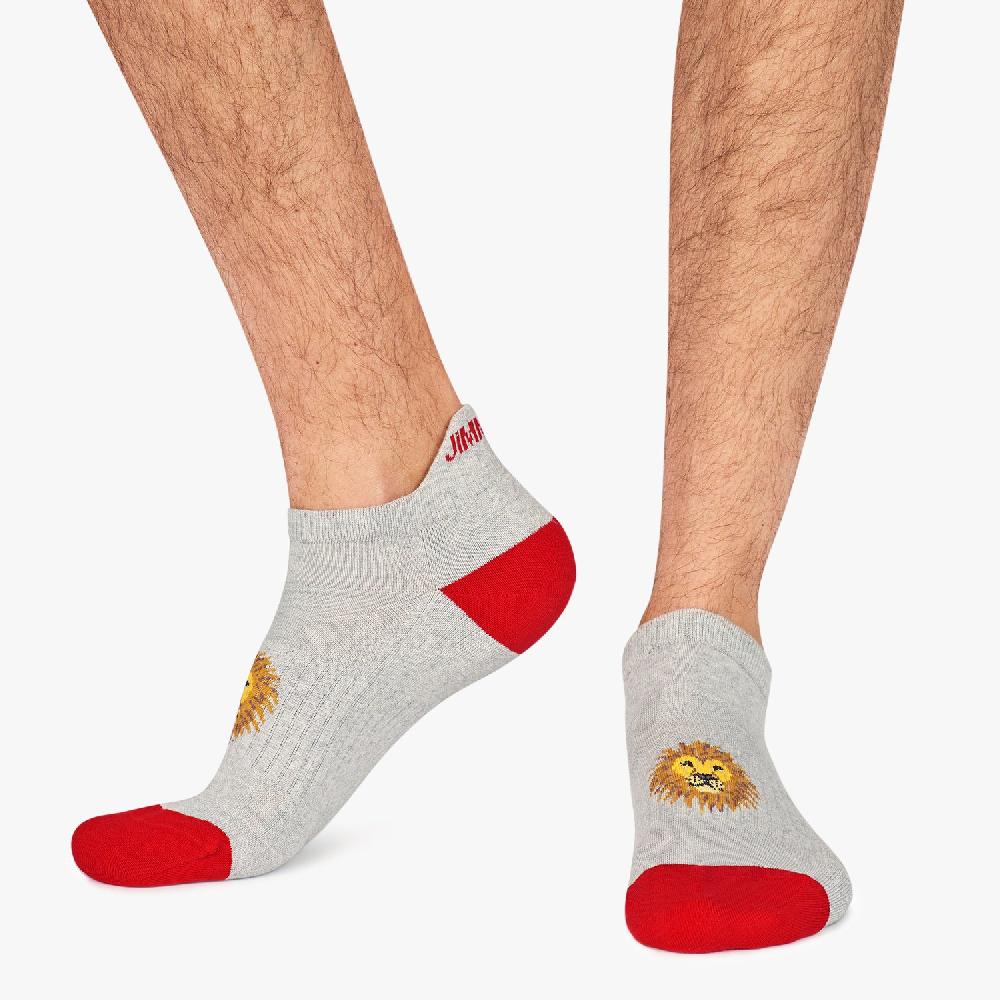 Jimmy Lion Funny Ankle Athletic Lion Socks Jimmy Lion