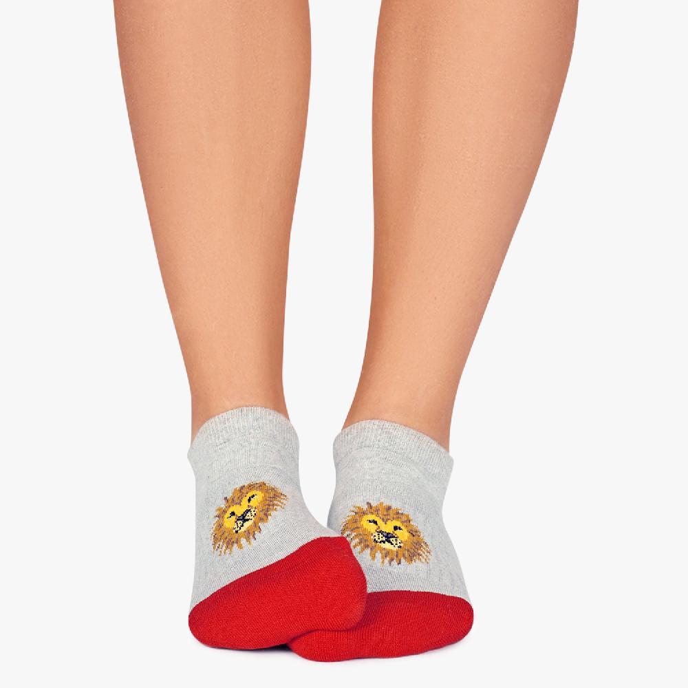 Jimmy Lion Funny Ankle Athletic Lion Socks Jimmy Lion