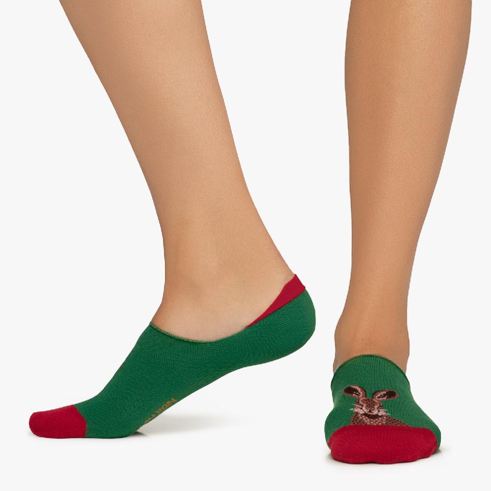 Jimmy Lion Hare Head No-sow Socks For Men And Women