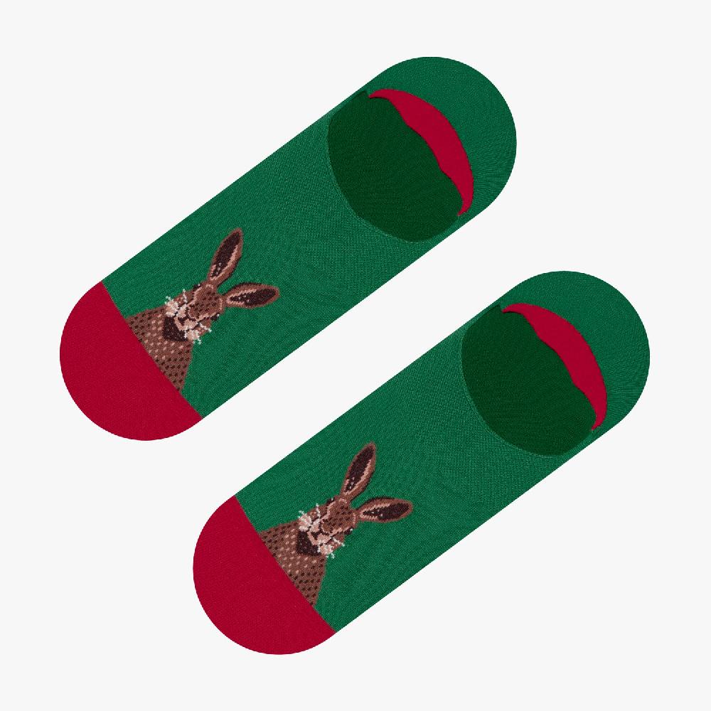 jimmy lion Hare Head No-sow Socks for Men and Women