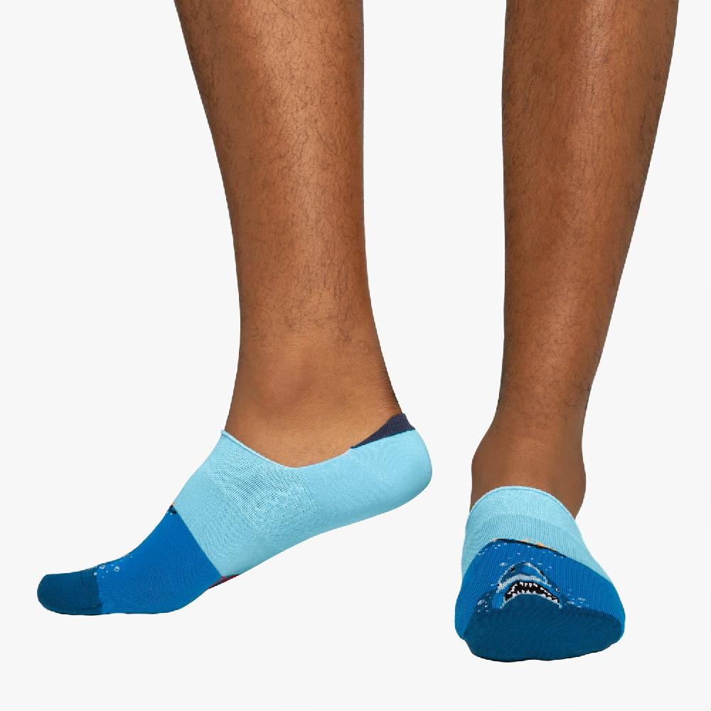 Jimmy Lion Invisible Socks Jaws Shark Attack No Show