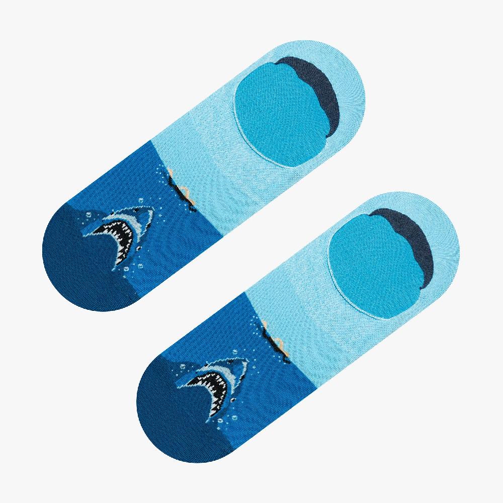 jimmy lion Invisible Socks Jaws Shark Attack No Show