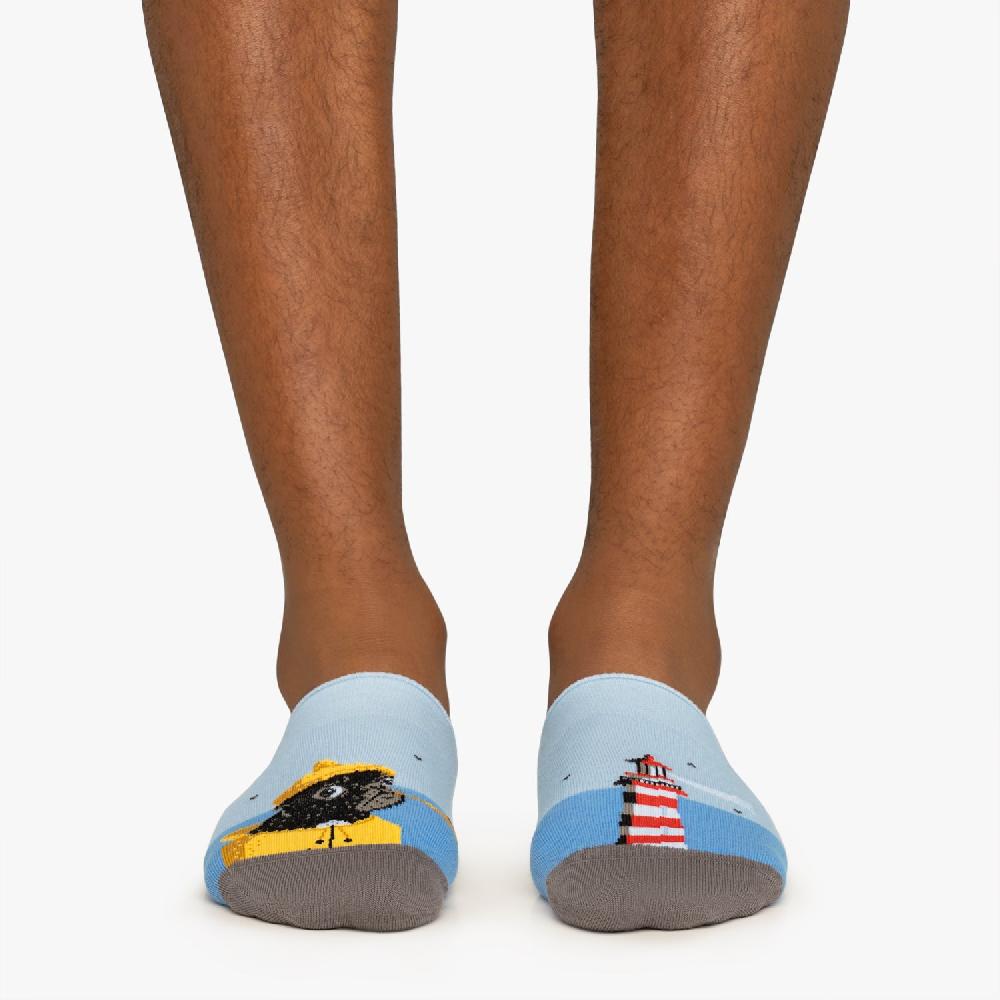 Jimmy Lion Invisible Socks Lighthouse Guardian No Show