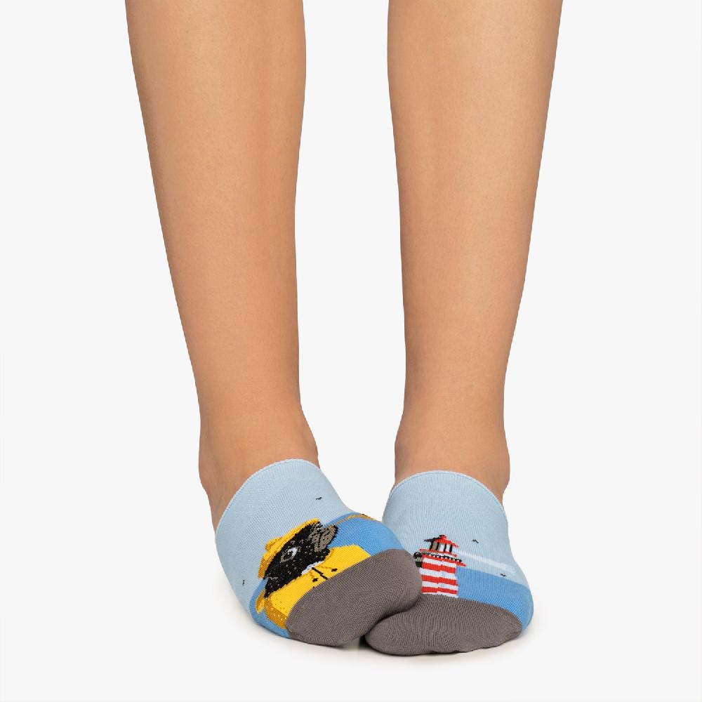 Jimmy Lion Invisible Socks Lighthouse Guardian No Show