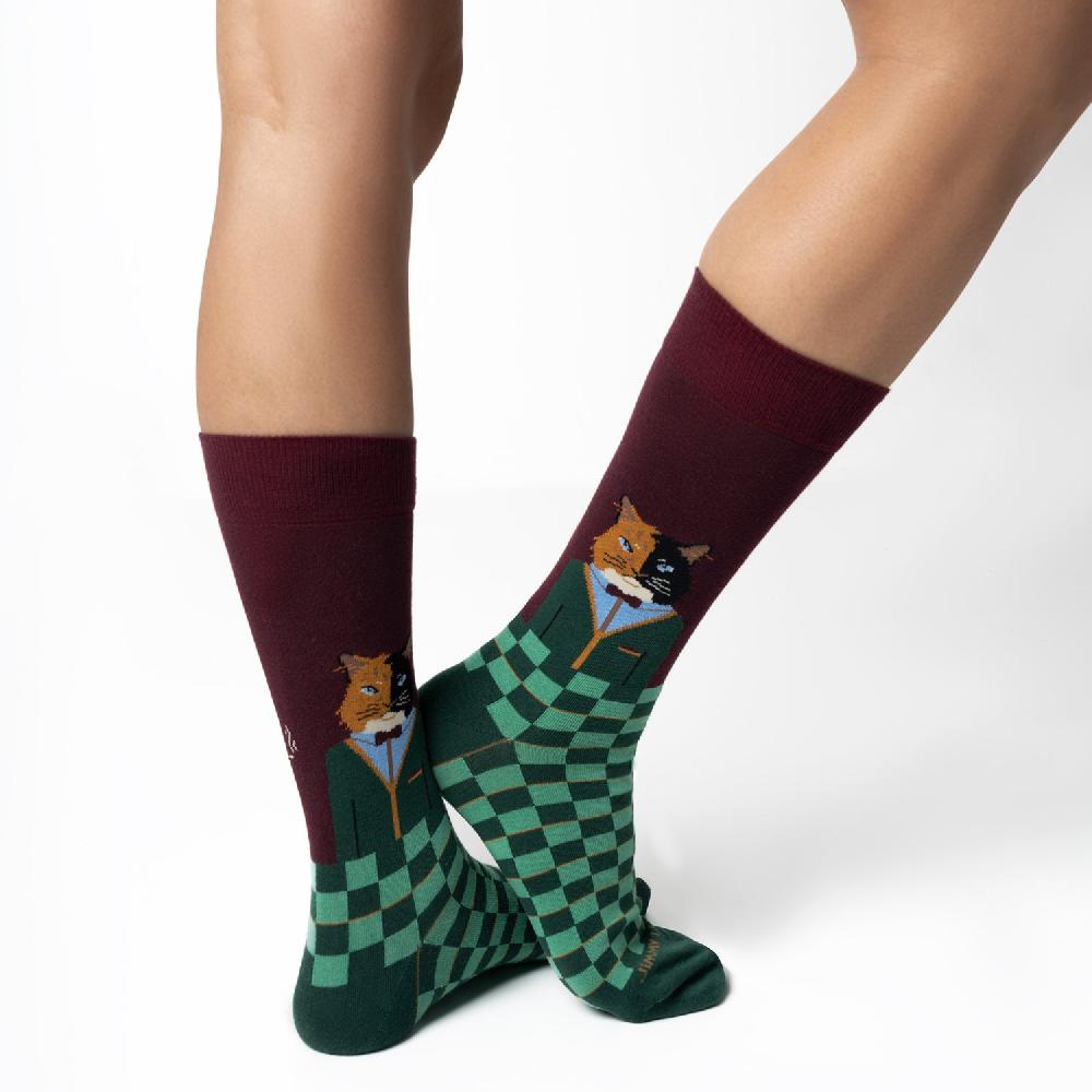 Jimmy Lion Animal Socks Gentle Cat