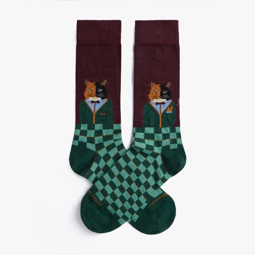 jimmy lion Animal Socks Gentle Cat