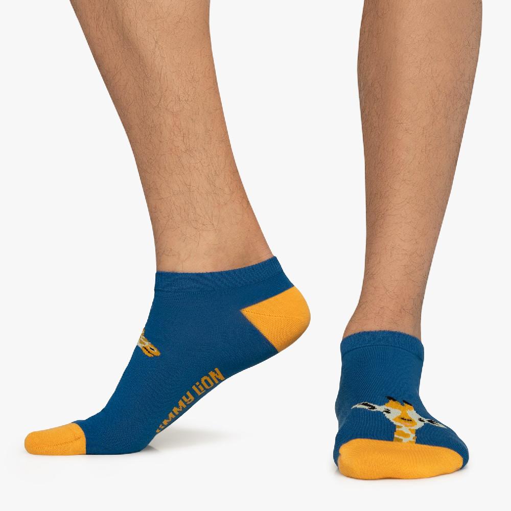Jimmy Lion Ankle Giraffe Socks Design