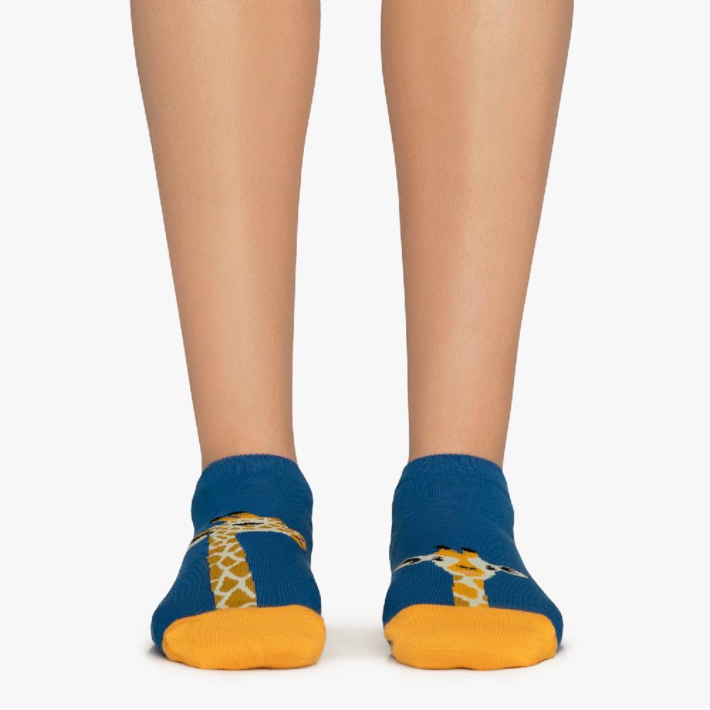 Jimmy Lion Ankle Giraffe Socks Design