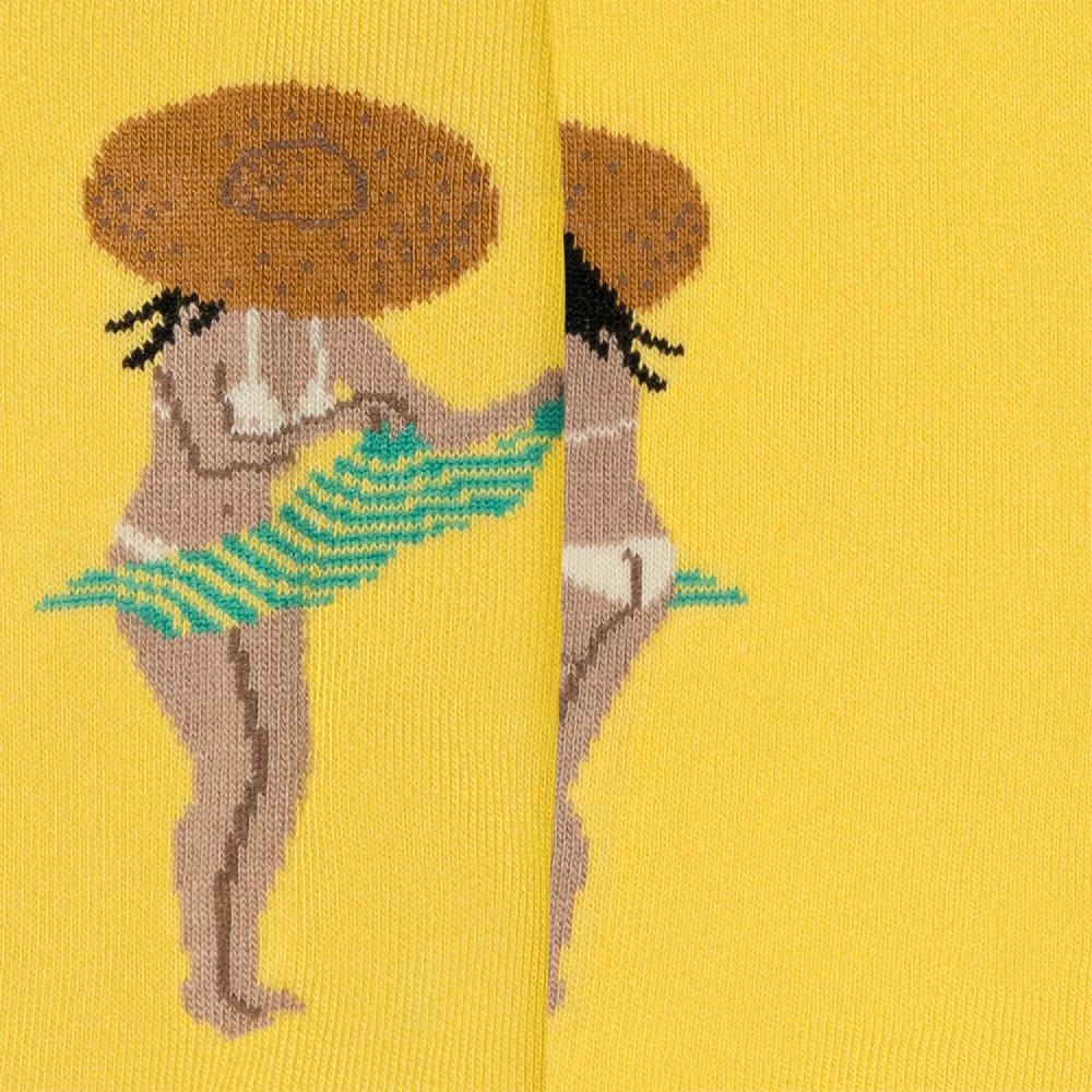 Jimmy Lion Ankle Socks Ankle Caught Nude