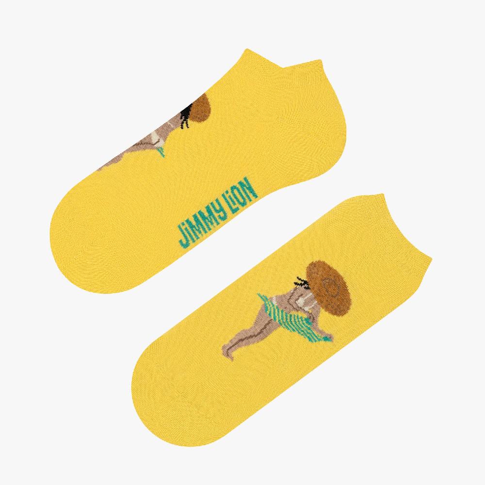jimmy lion Ankle Socks Ankle Caught Nude
