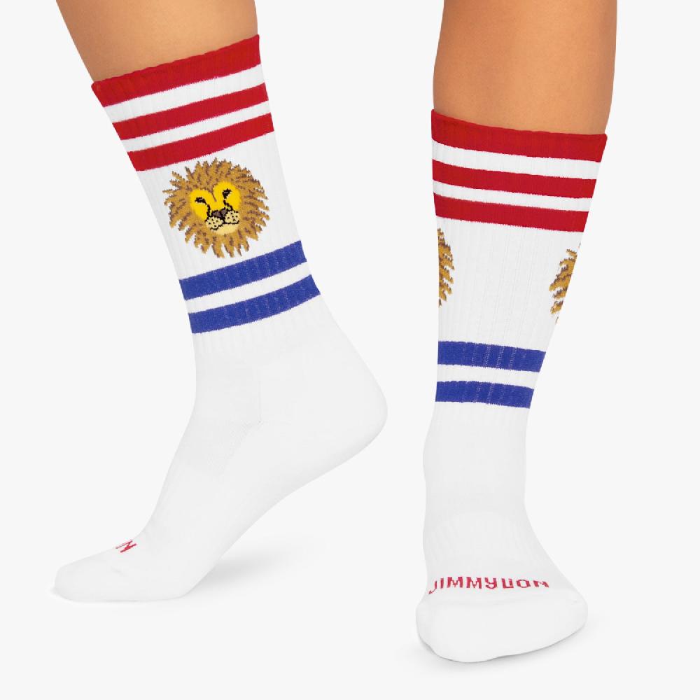 Jimmy Lion Athletic Socks Athletic Lion Design