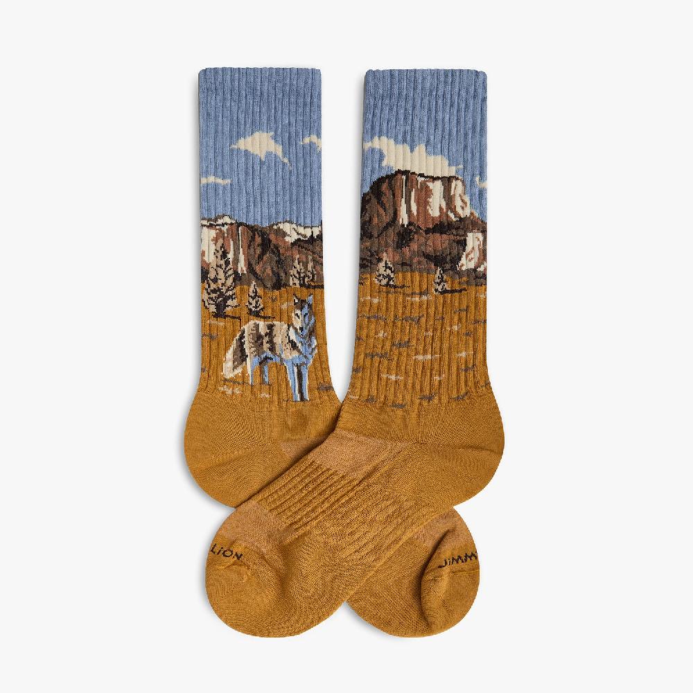 jimmy lion Athletic Socks Athletic Wolf Trail