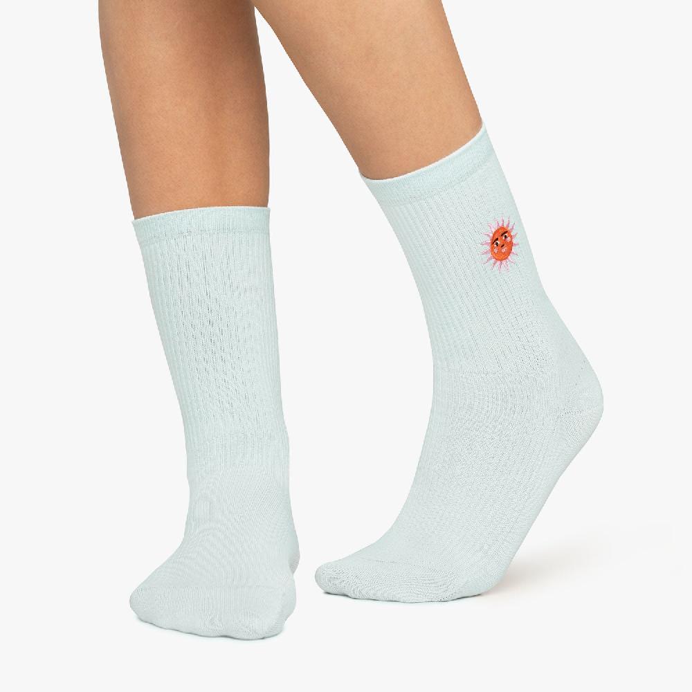 Jimmy Lion Athletic Socks For Women Sun & Moon