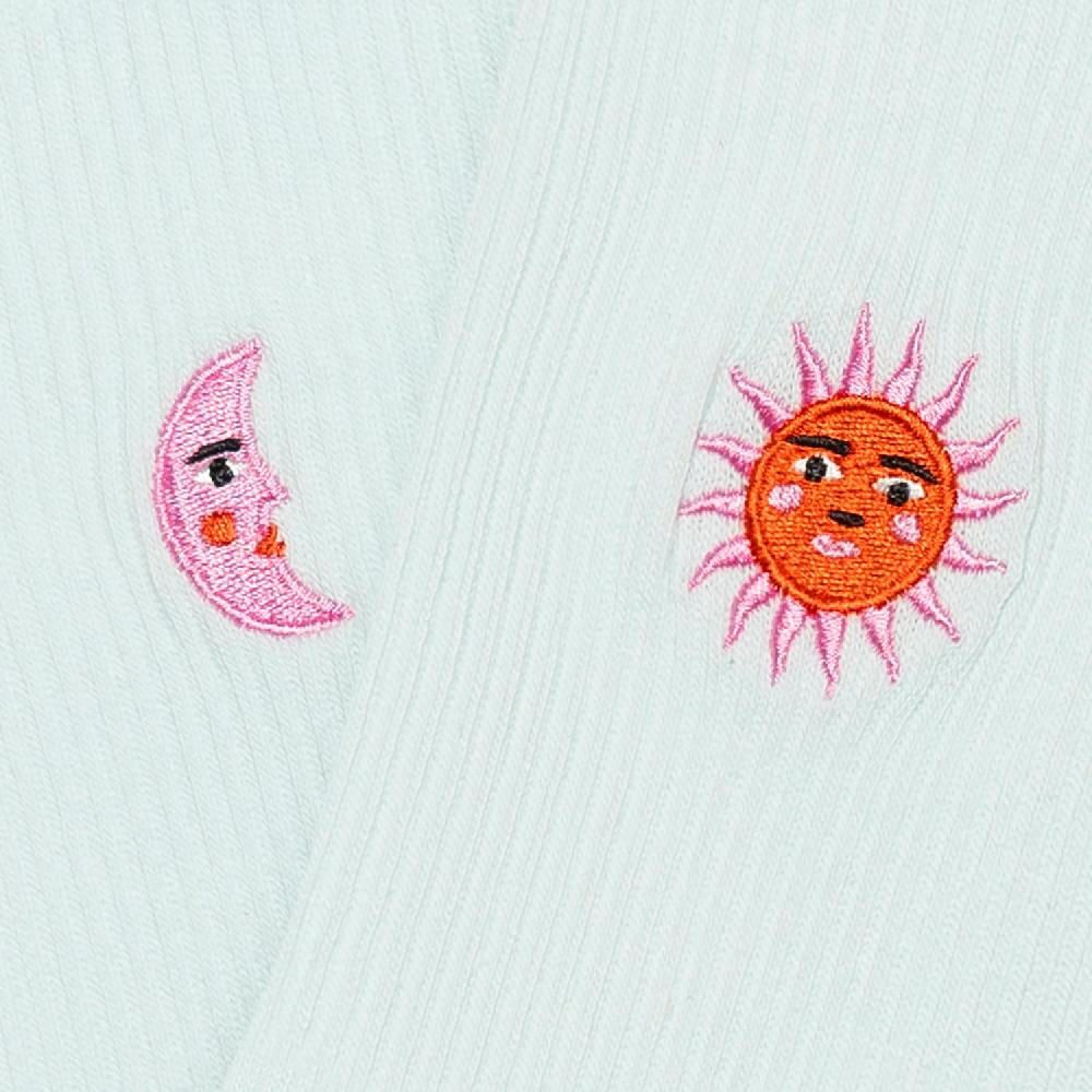 Jimmy Lion Athletic Socks For Women Sun & Moon