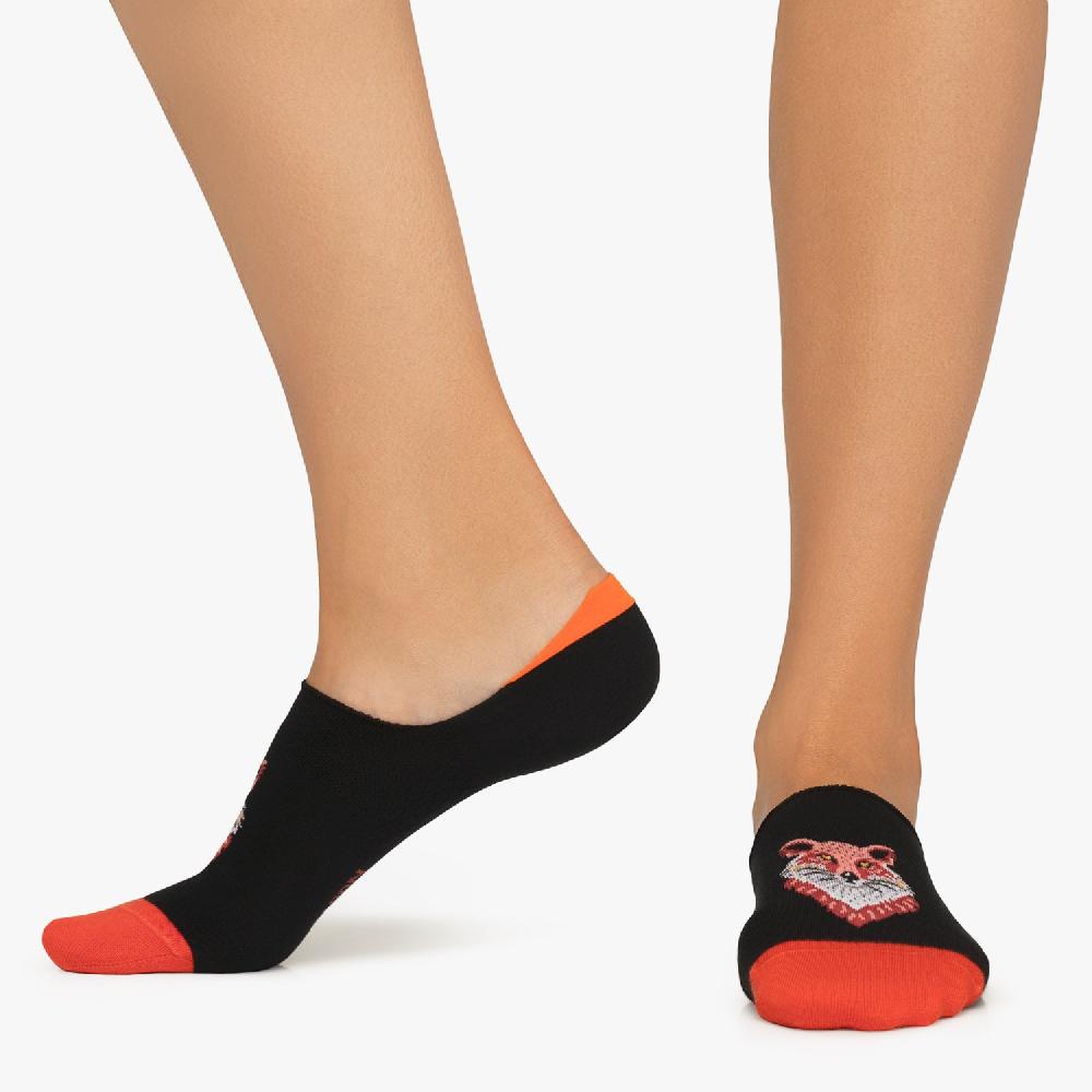 Jimmy Lion Fox Head No-sow Socks For Men And Women