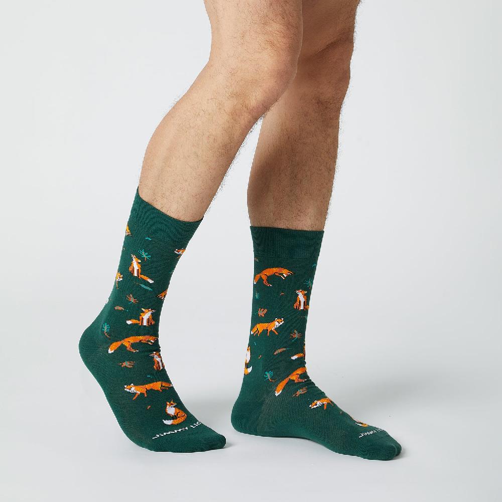 Jimmy Lion Fun Cotton Socks Dusk Fox