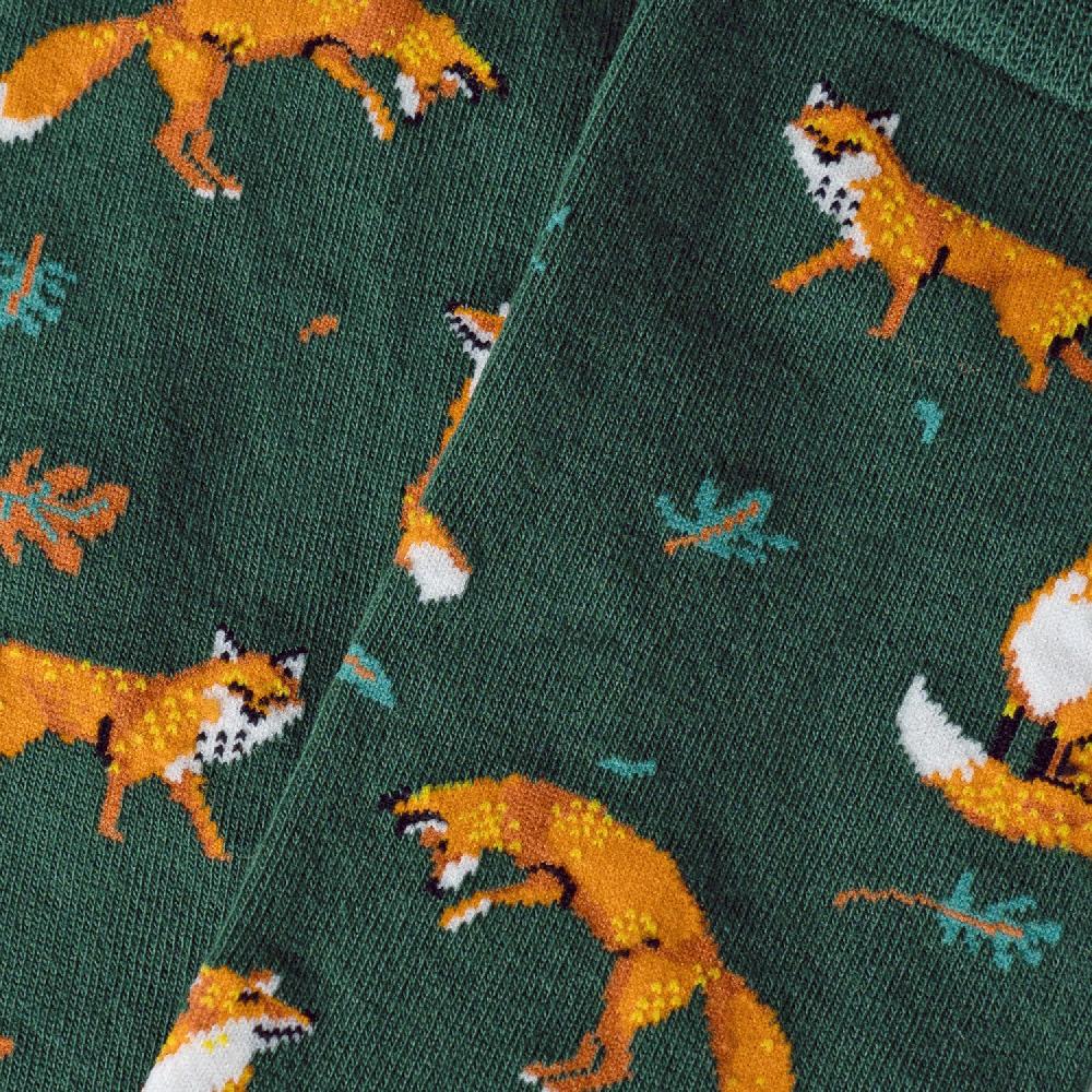 Jimmy Lion Fun Cotton Socks Dusk Fox