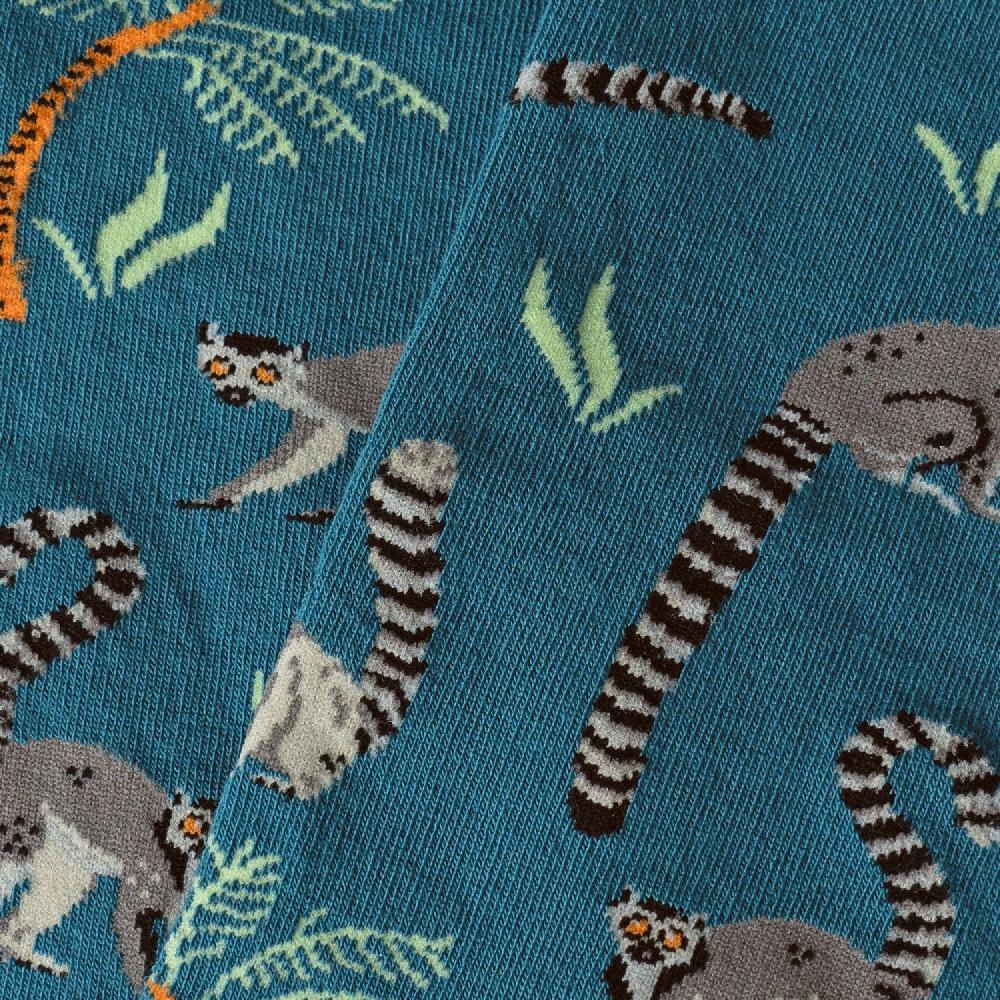 Jimmy Lion Fun Cotton Socks Lemur