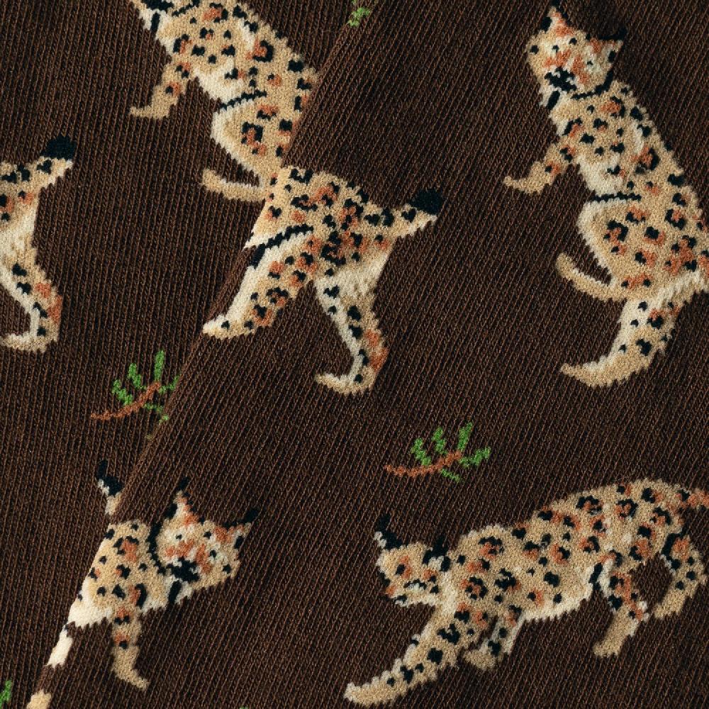 Jimmy Lion Fun Cotton Socks Lynx
