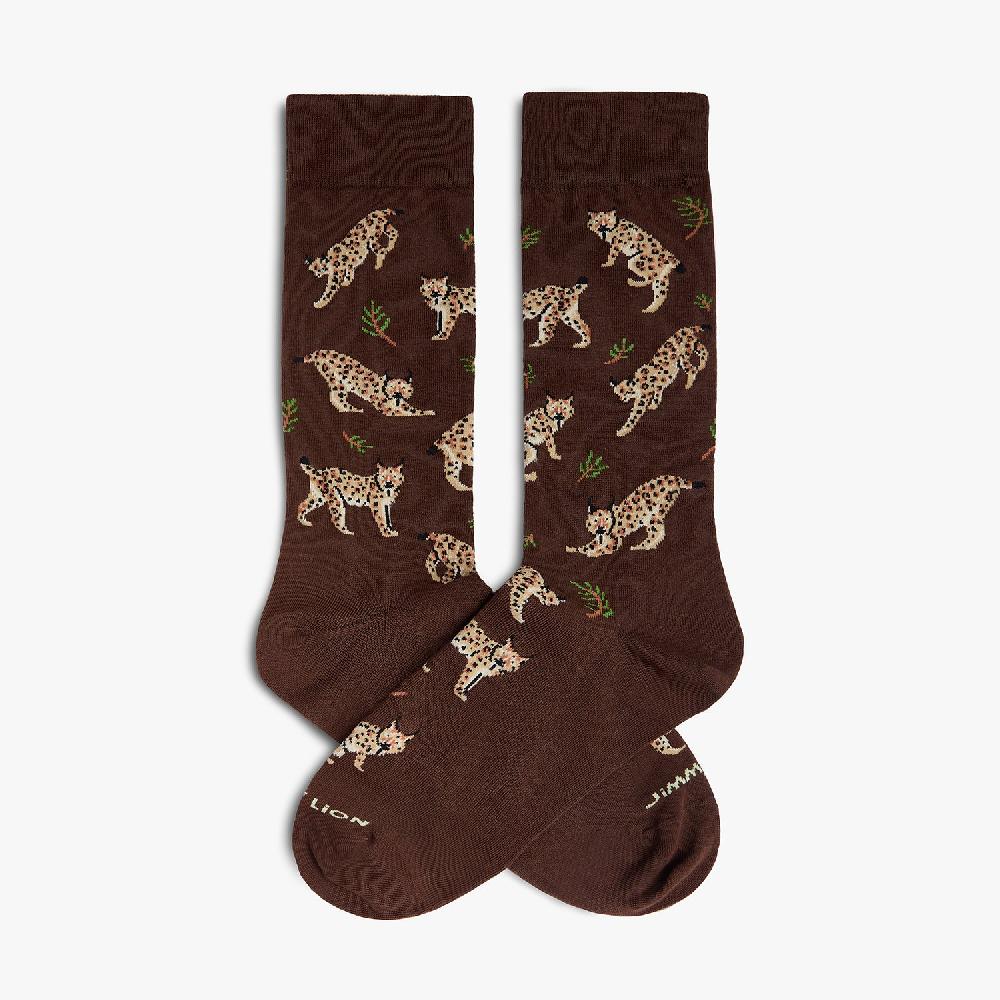 jimmy lion Fun Cotton Socks Lynx