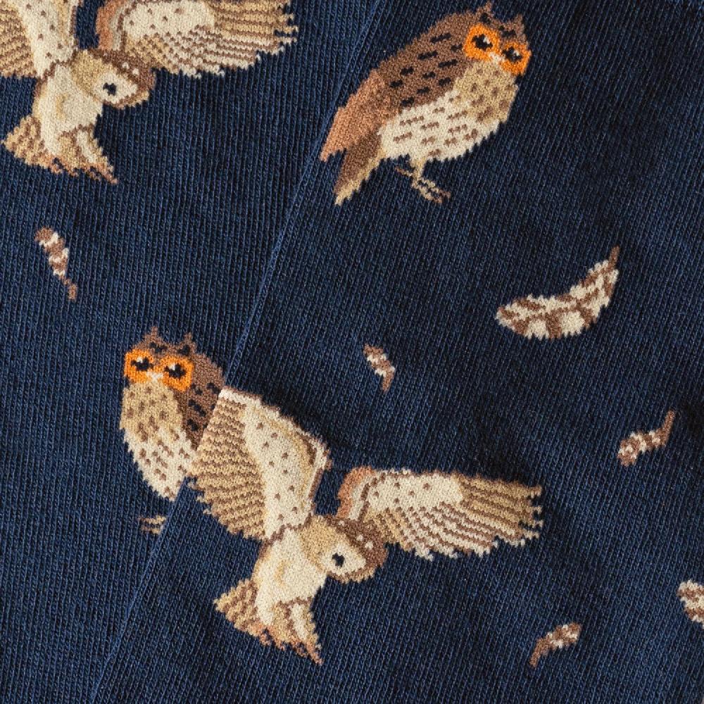 Jimmy Lion Fun Cotton Socks Night Owl