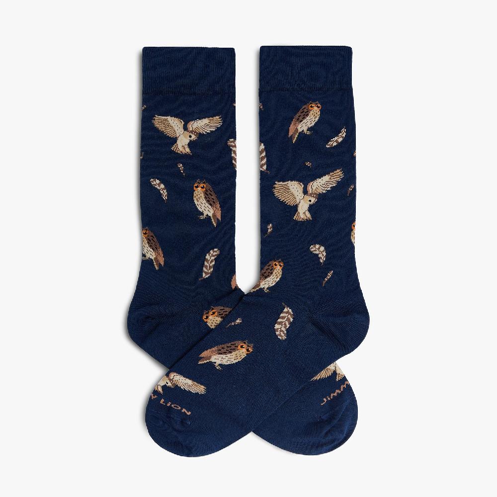 jimmy lion Fun Cotton Socks Night Owl