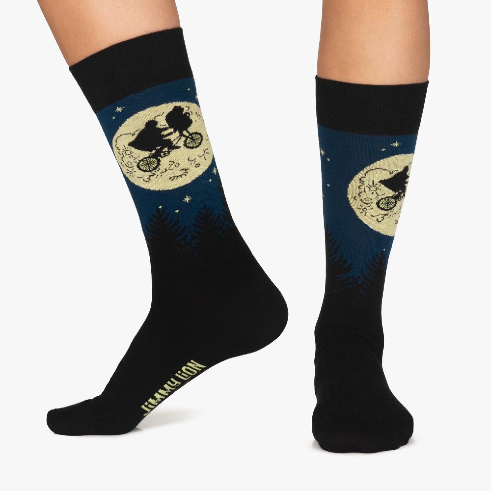 Jimmy Lion Fun Socks ET Flying Bicycle Design