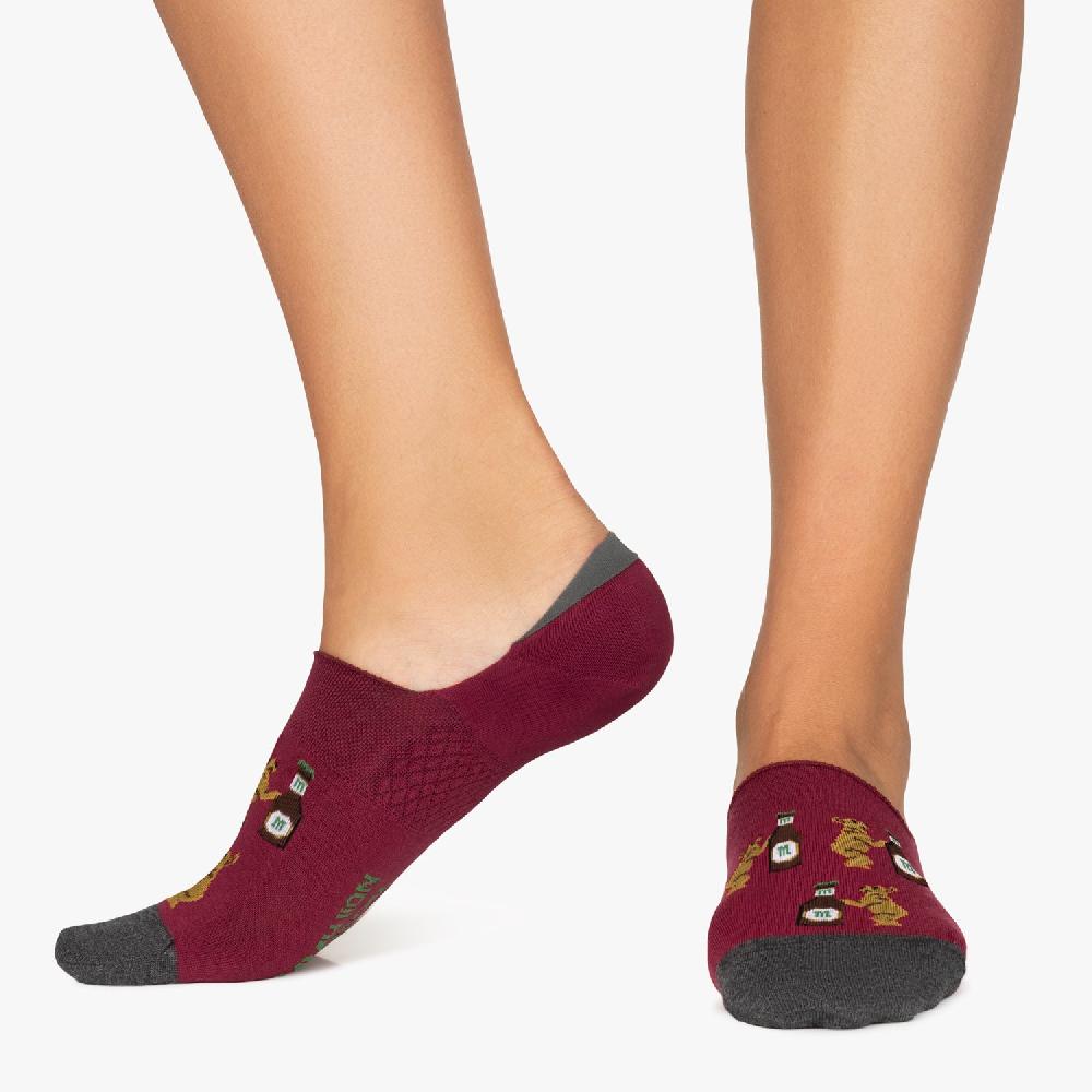 Jimmy Lion Funny Mahou Bears No-show Socks