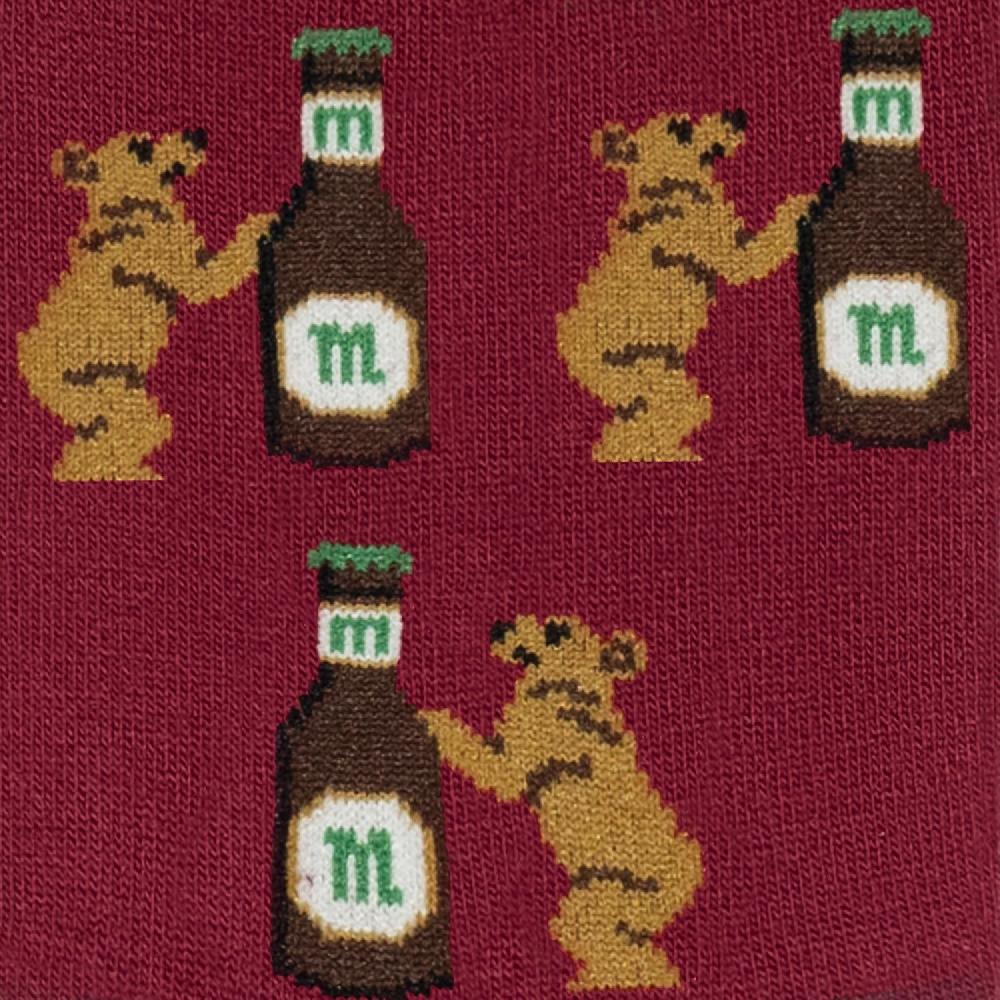 Jimmy Lion Funny Mahou Bears No-show Socks
