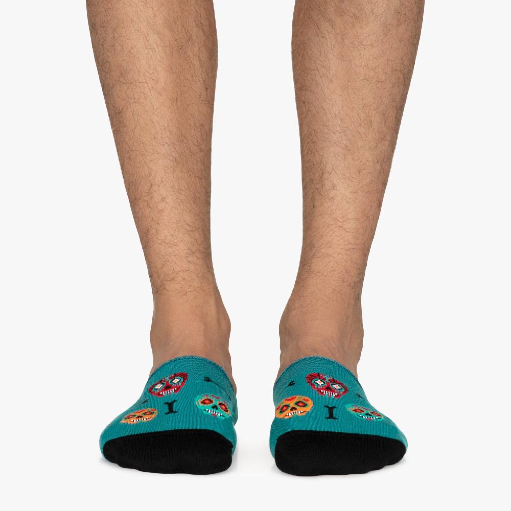 Jimmy Lion Funny Skulls No-show Socks