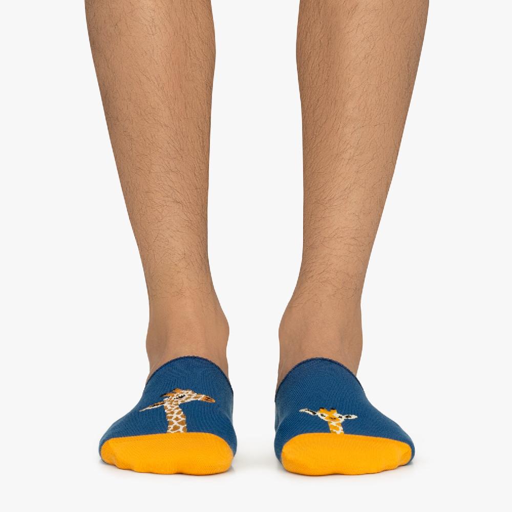 Jimmy Lion Giraffe No-sow Socks For Men And Women