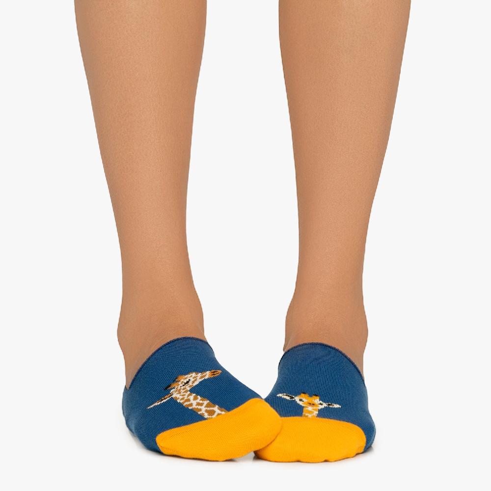 Jimmy Lion Giraffe No-sow Socks For Men And Women