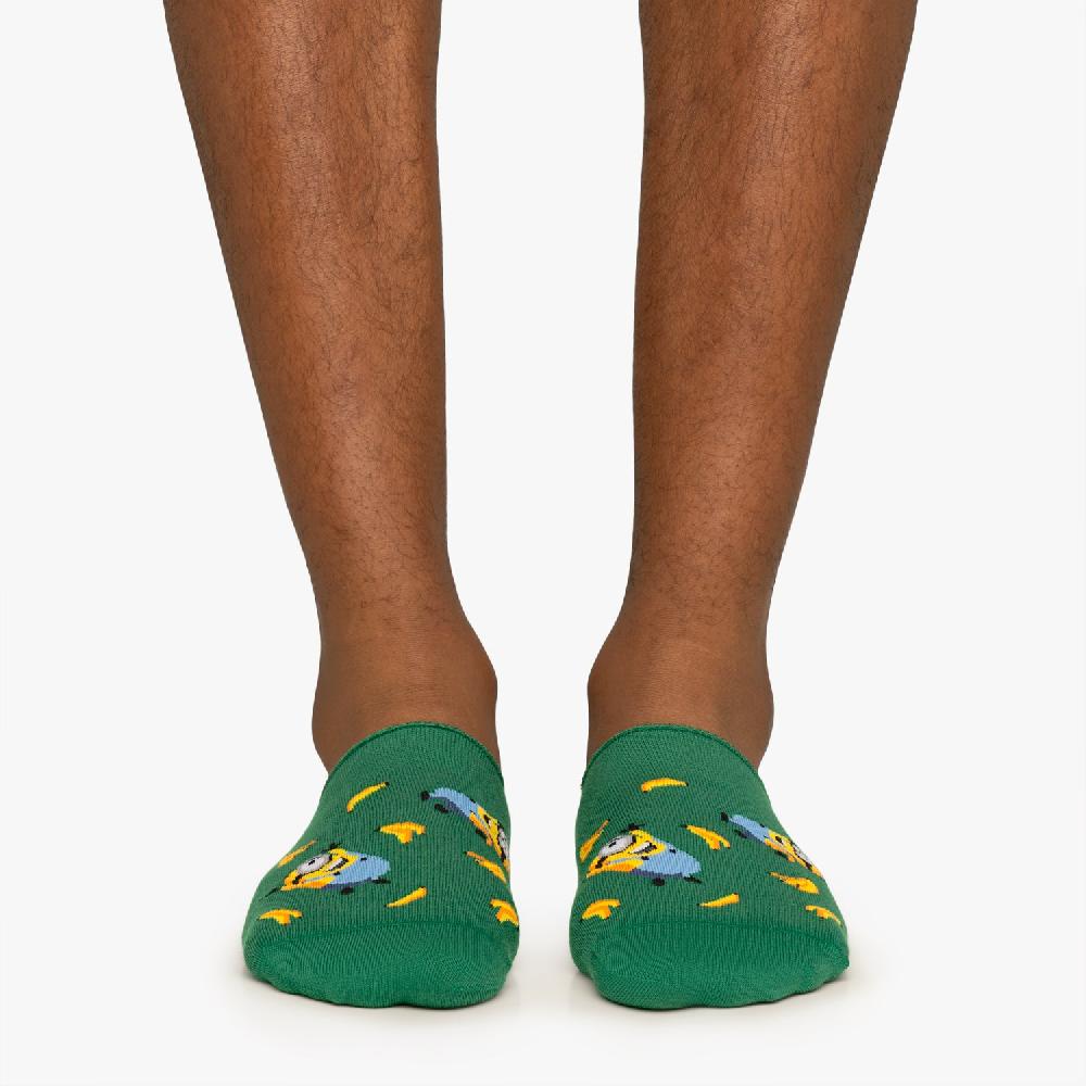 Jimmy Lion Invisible Socks Minions Bananas No Show