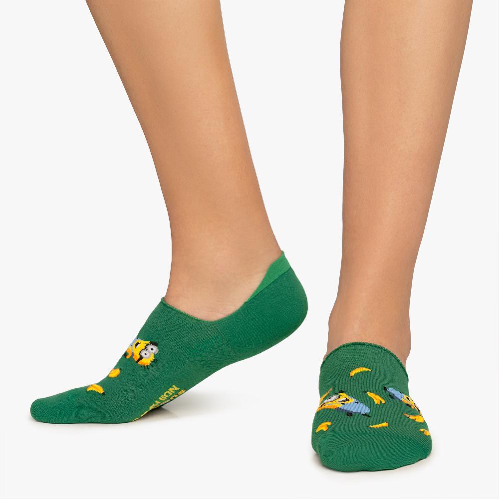 Jimmy Lion Invisible Socks Minions Bananas No Show