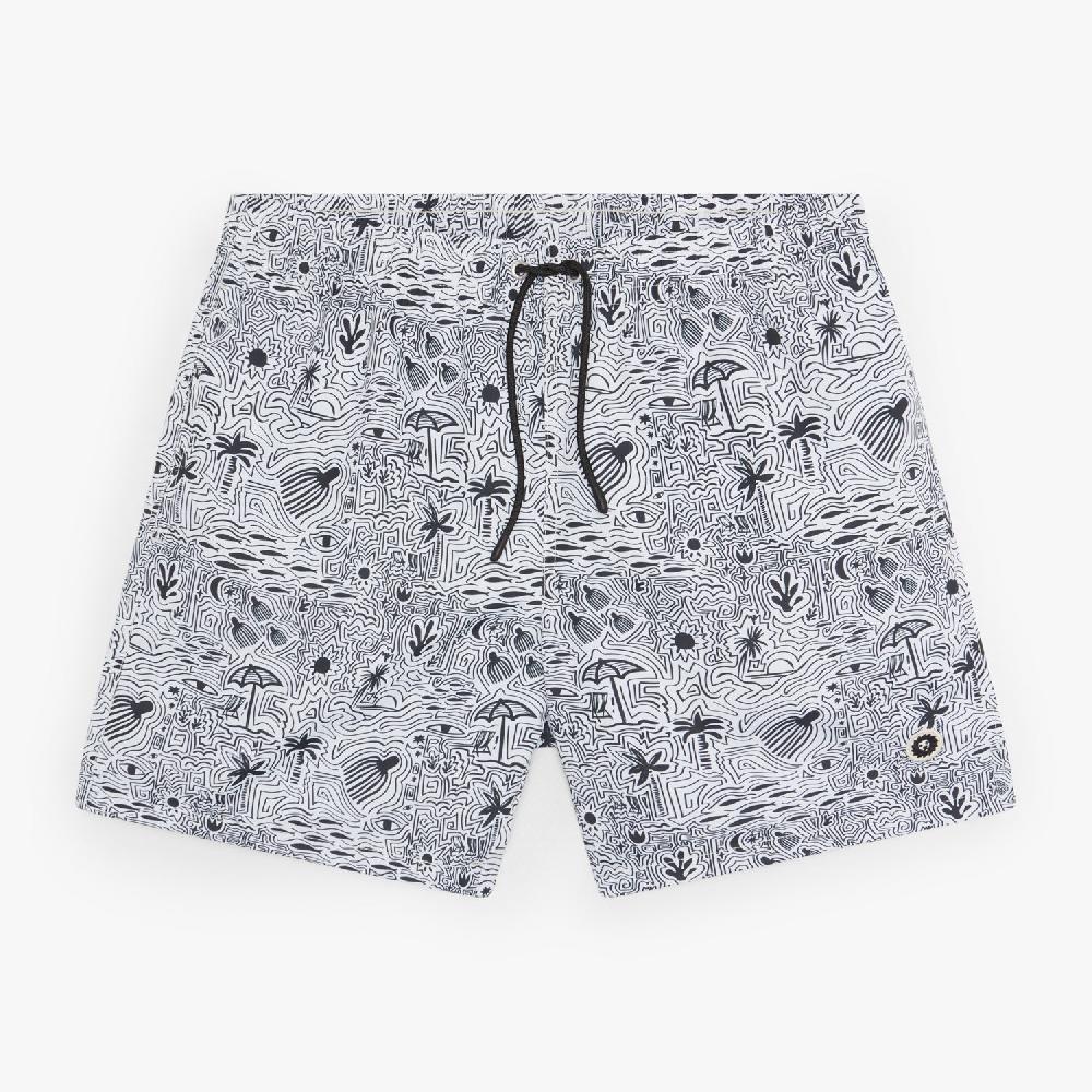jimmy lion Men's Swim Shorts Beach Journal