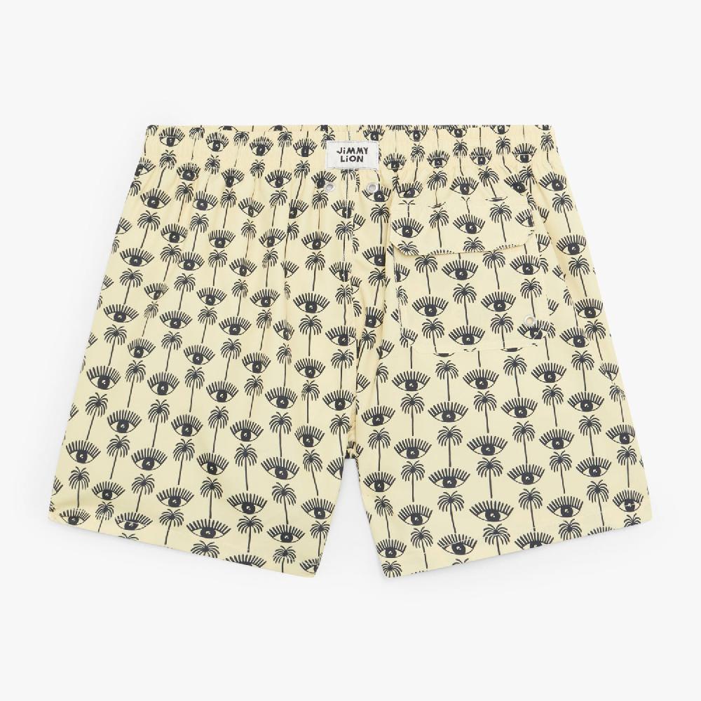 Jimmy Lion Men's Swim Shorts Esyes And Palms