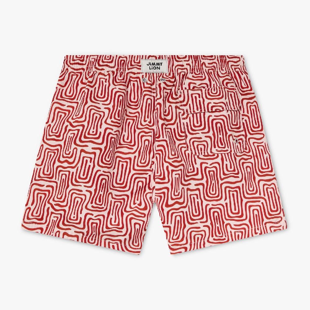 Jimmy Lion Men's Swim Shorts Labyrinth Swim Shorts