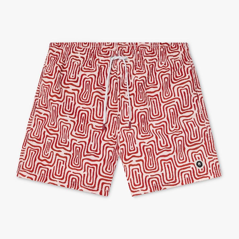 jimmy lion Men's Swim Shorts Labyrinth Swim Shorts