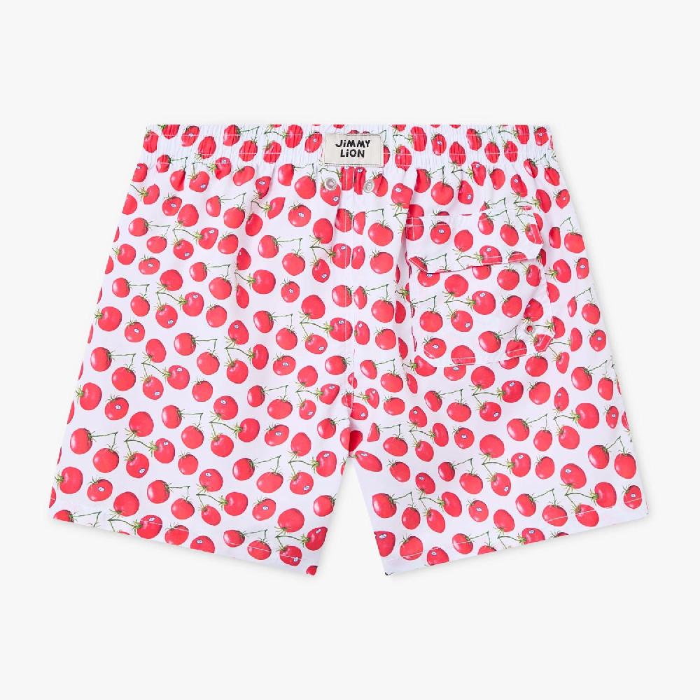 Jimmy Lion Men's Swim Shorts Tomatoes Swim Shorts