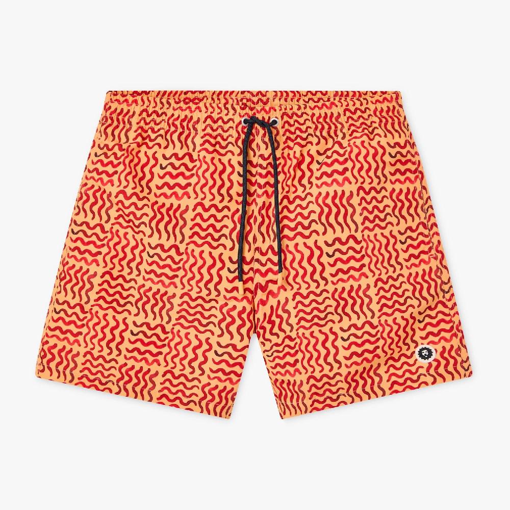 jimmy lion Men's Swim Shorts Waves Swim Shorts