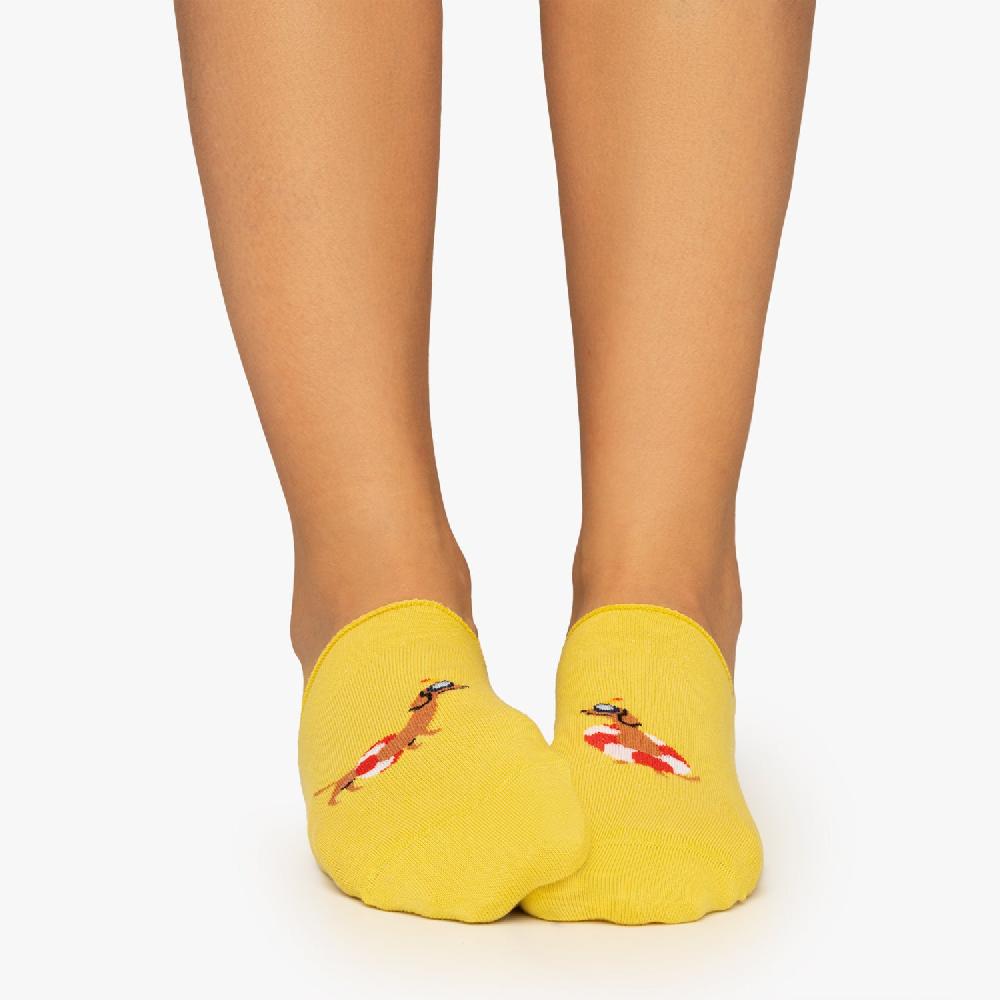 Jimmy Lion No Show Socks Lifeguard Dog