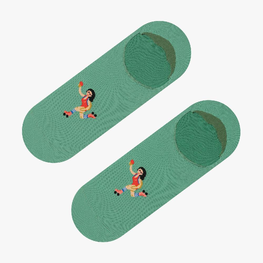 jimmy lion No Show Socks Roller Girl