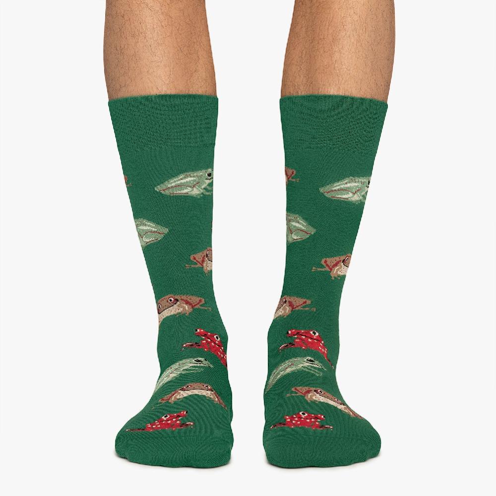 Jimmy Lion Organic Cotton Socks Frogs