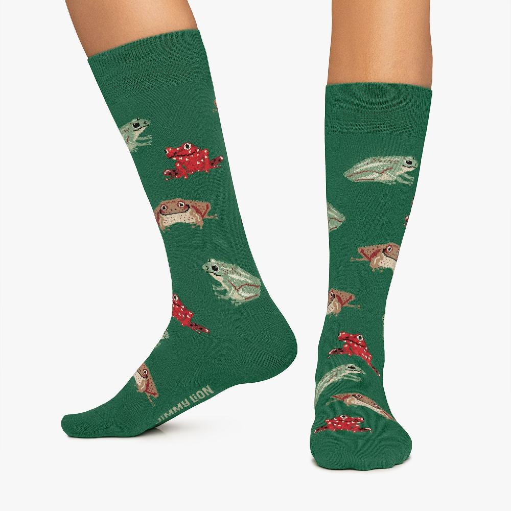 Jimmy Lion Organic Cotton Socks Frogs
