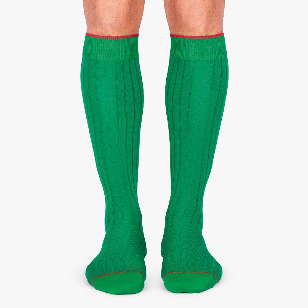 Jimmy Lion Ribbed Knee High Socks