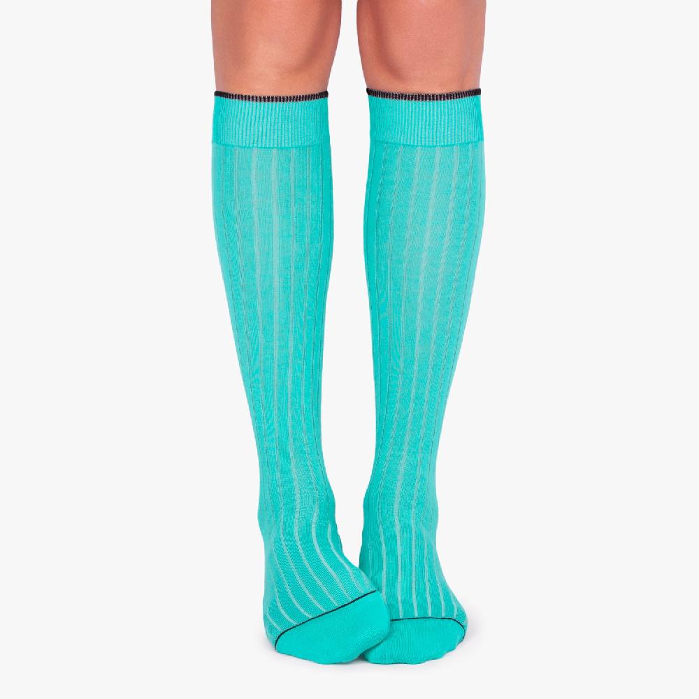 Jimmy Lion Ribbed Knee High Socks