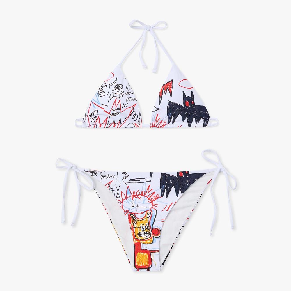 Jimmy Lion Women's Bikini Bottom Basquiat Batman