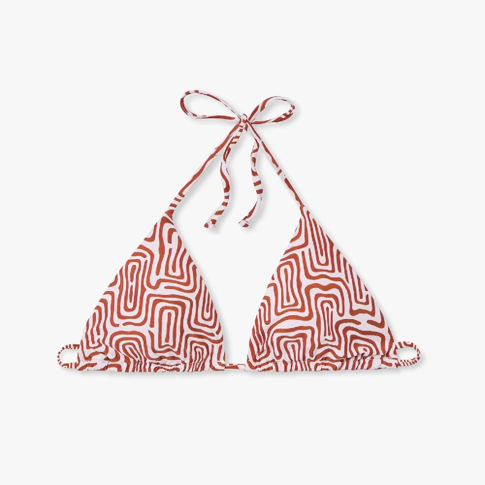 jimmy lion Women's Bikini Top Labyrinth Bikini