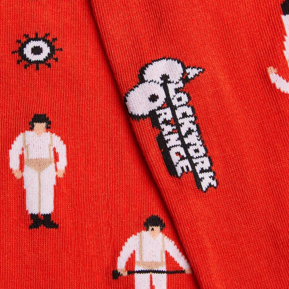 Jimmy Lion Knee High Socks Clockwork Orange - Pattern Stanley Kubrick X Jimmy Lion
